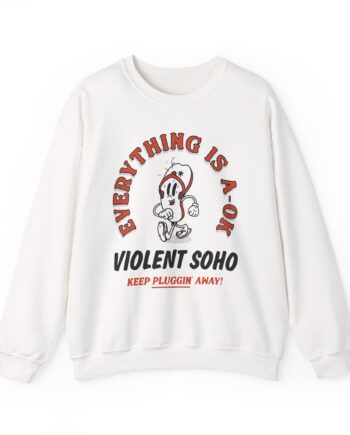 Violent Soho Keep on Pluggin Unisex Heavy Blend™ Crewneck Sweatshirt