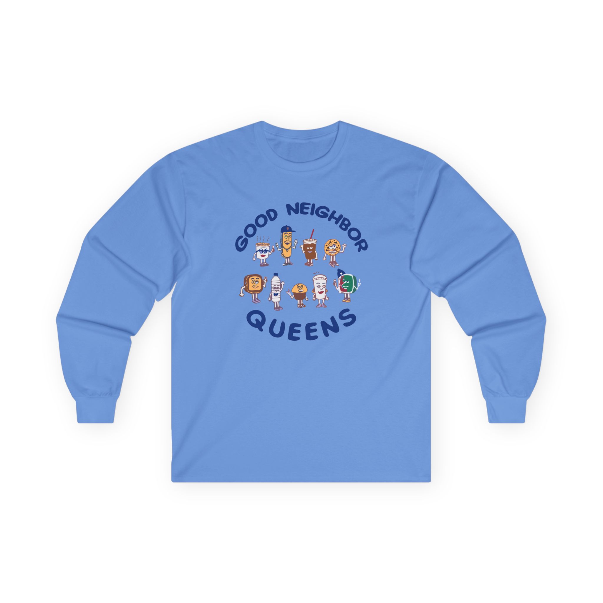 Good Neighbours Queens LS Unisex Ultra Cotton Long Sleeve Tee