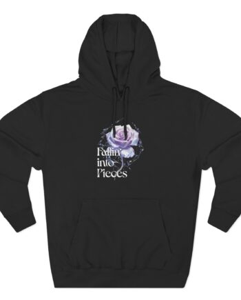 Avaion Pieces Washed Three-Panel Fleece Hoodie