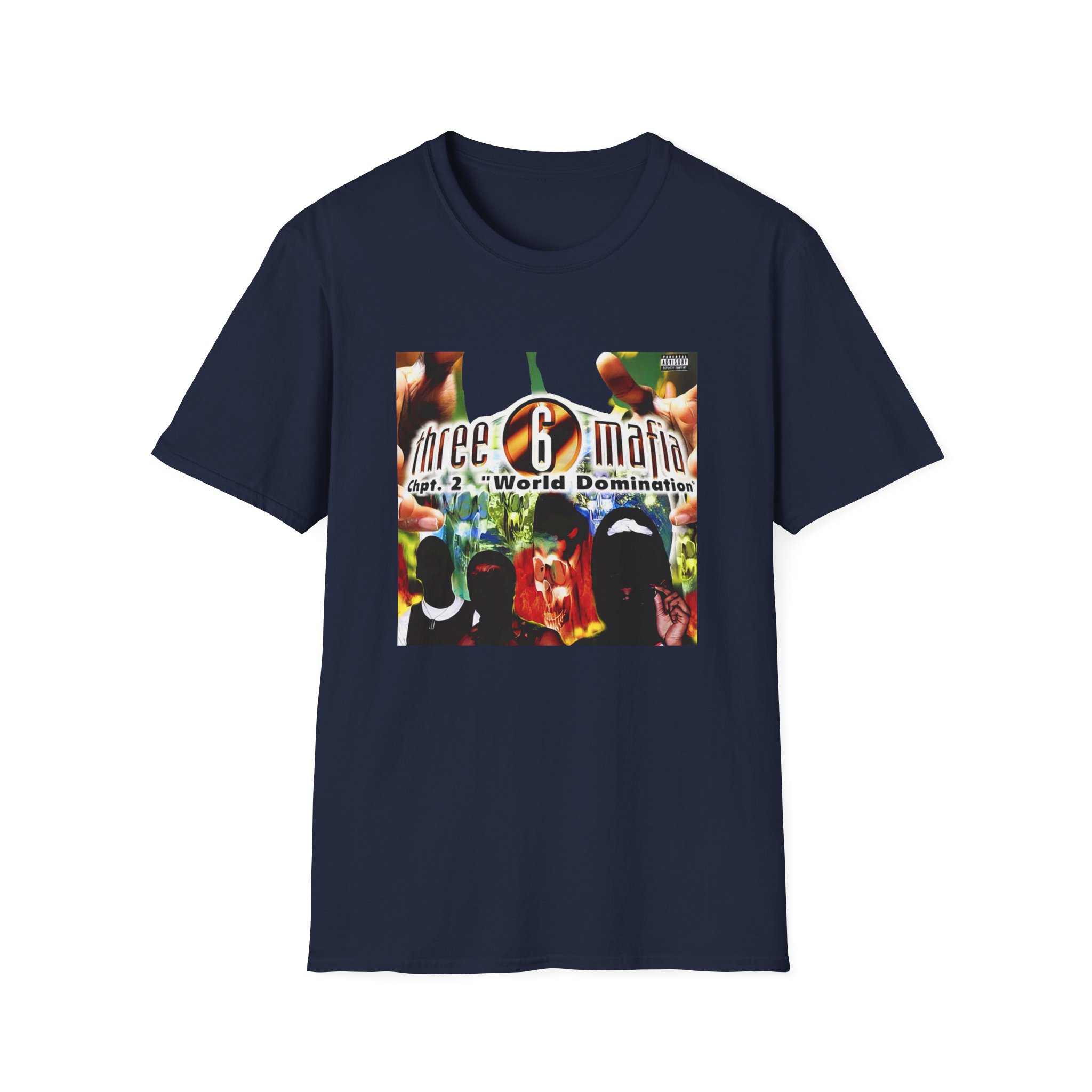 Three 6 Mafia Cover WD Unisex Softstyle T-Shirt