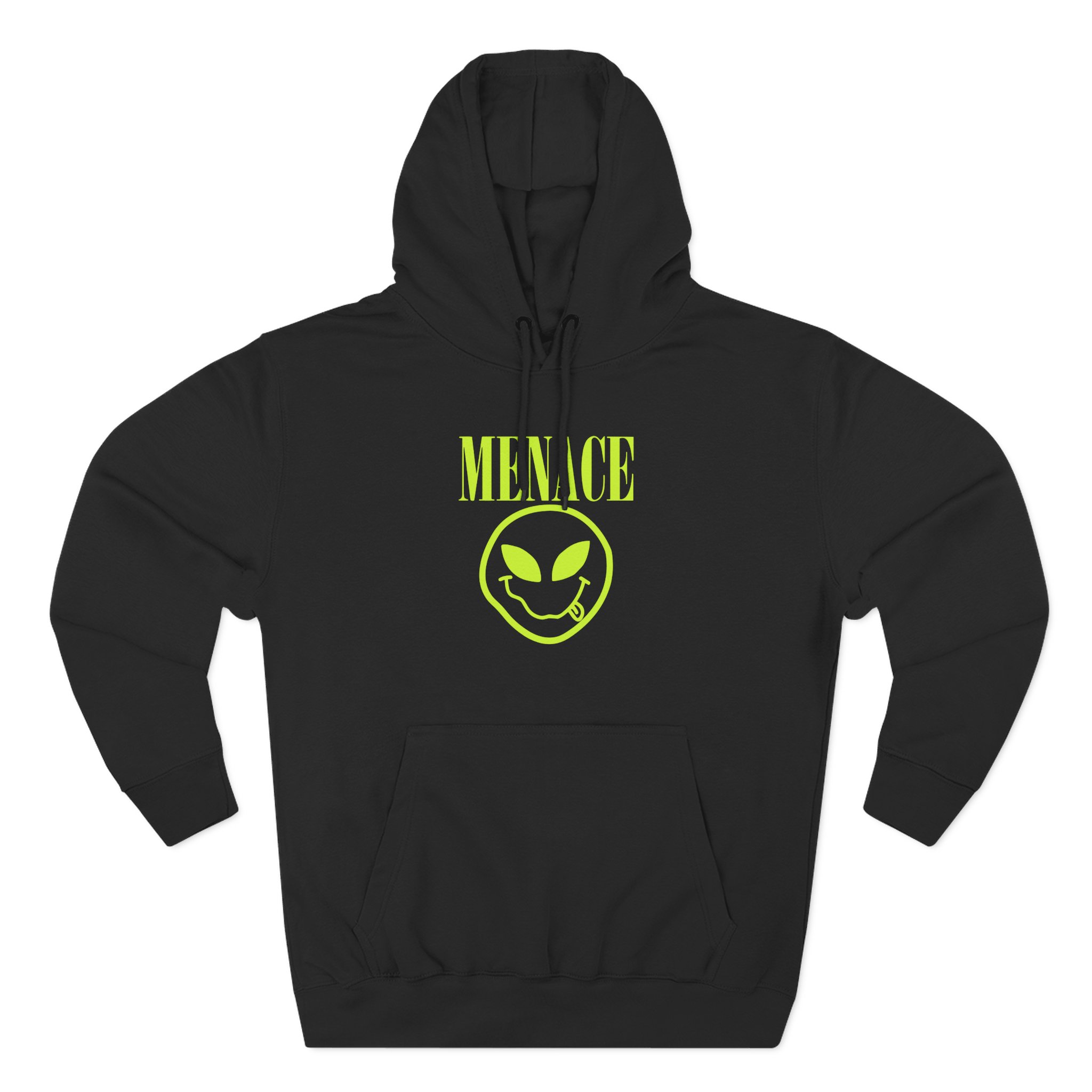 Kanel Joseph Smiley Menace Three-Panel Fleece Hoodie