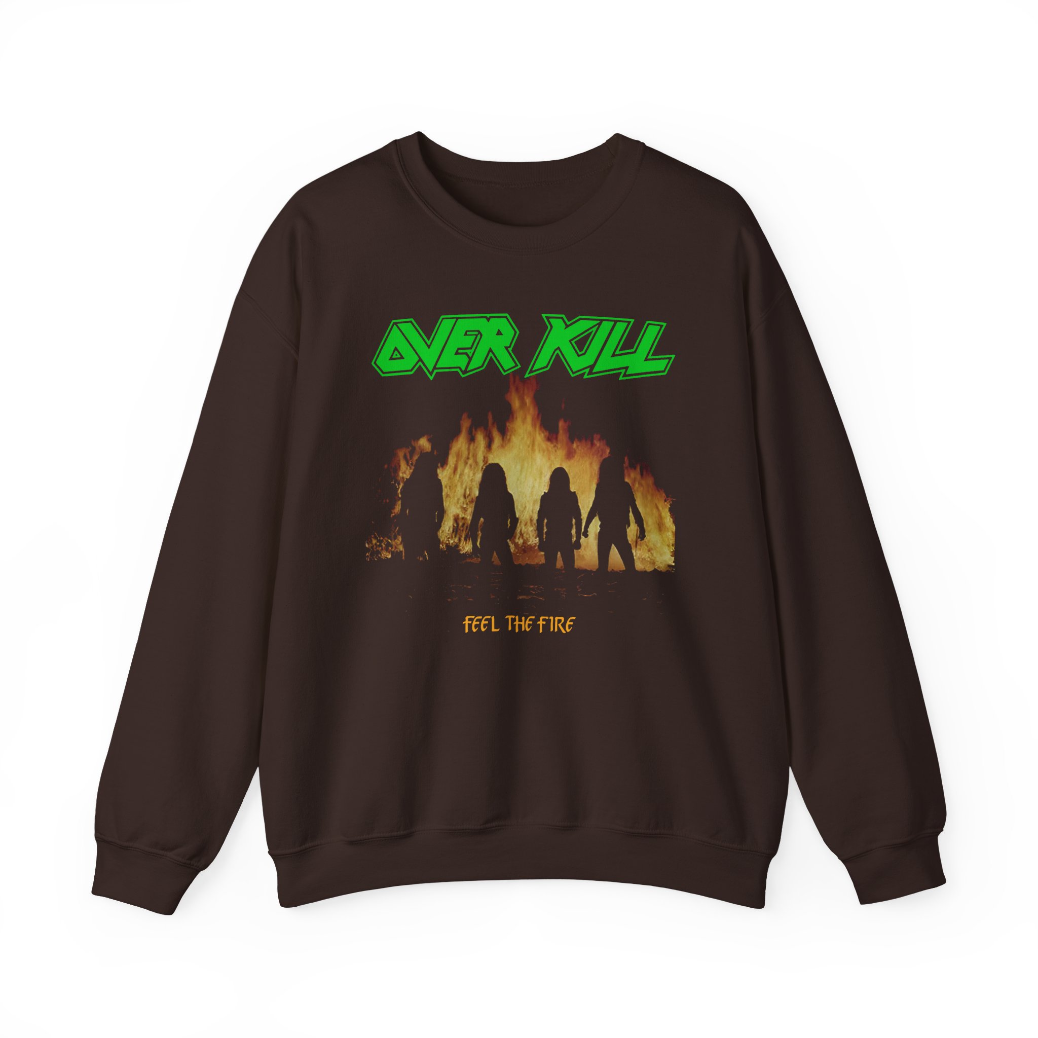 Overkill Feel the Fire Unisex Heavy Blendâ„¢ Crewneck Sweatshirt