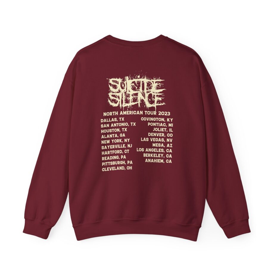 Suicide Silence Rymd Cover Tour 2023 Unisex Heavy Blend™ Crewneck Sweatshirt