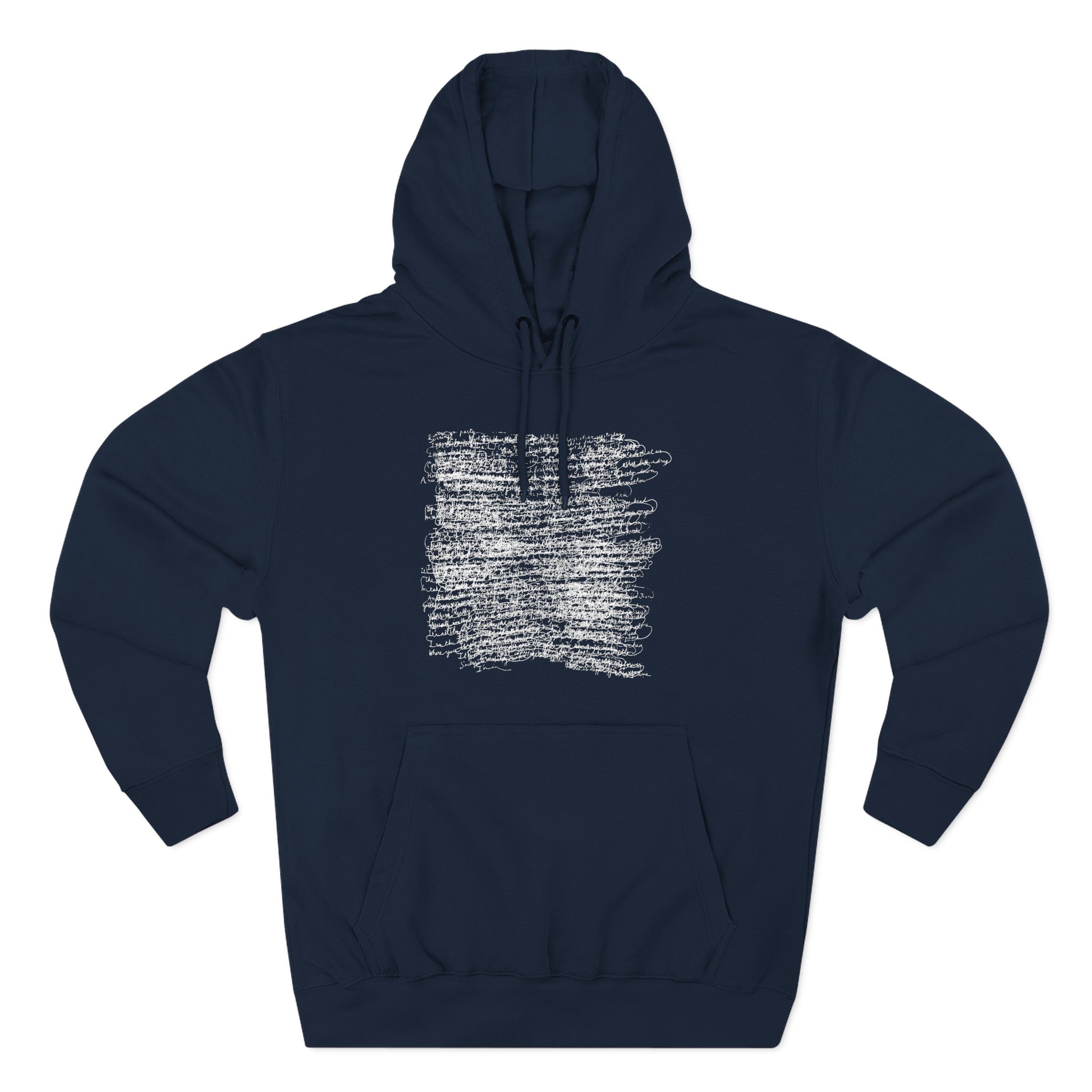 Tom Odell Scribble Three-Panel Fleece Hoodie