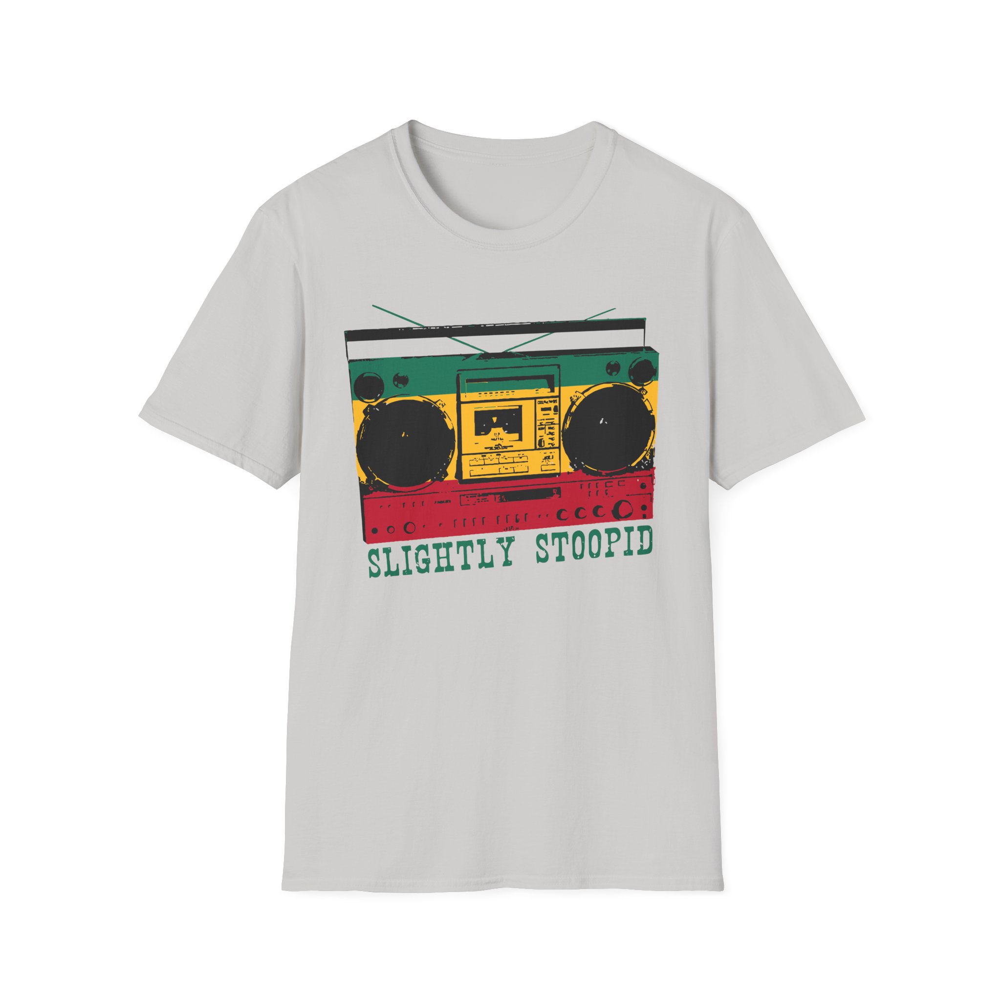 Slightly Stoopid Ghetto Blaster Raglan Unisex Softstyle T-Shirt