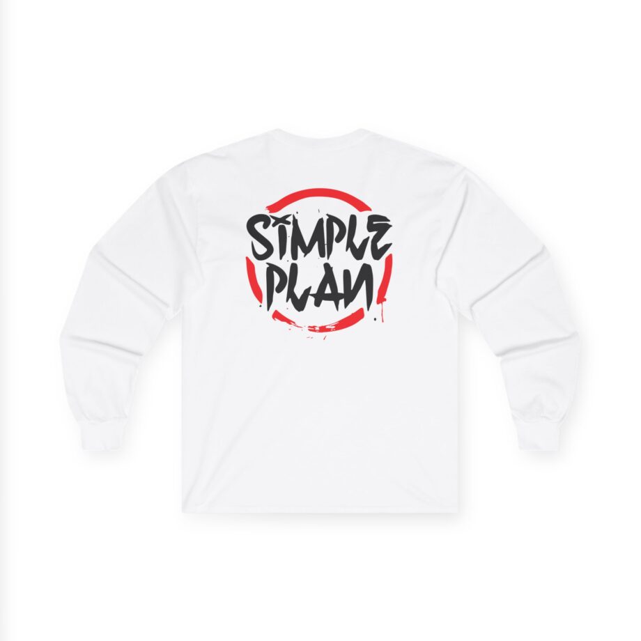 Simple Plan Circle Splat Unisex Ultra Cotton Long Sleeve Tee