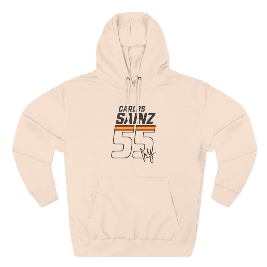 Carlos Sainz 55 Three-Panel Fleece Hoodie