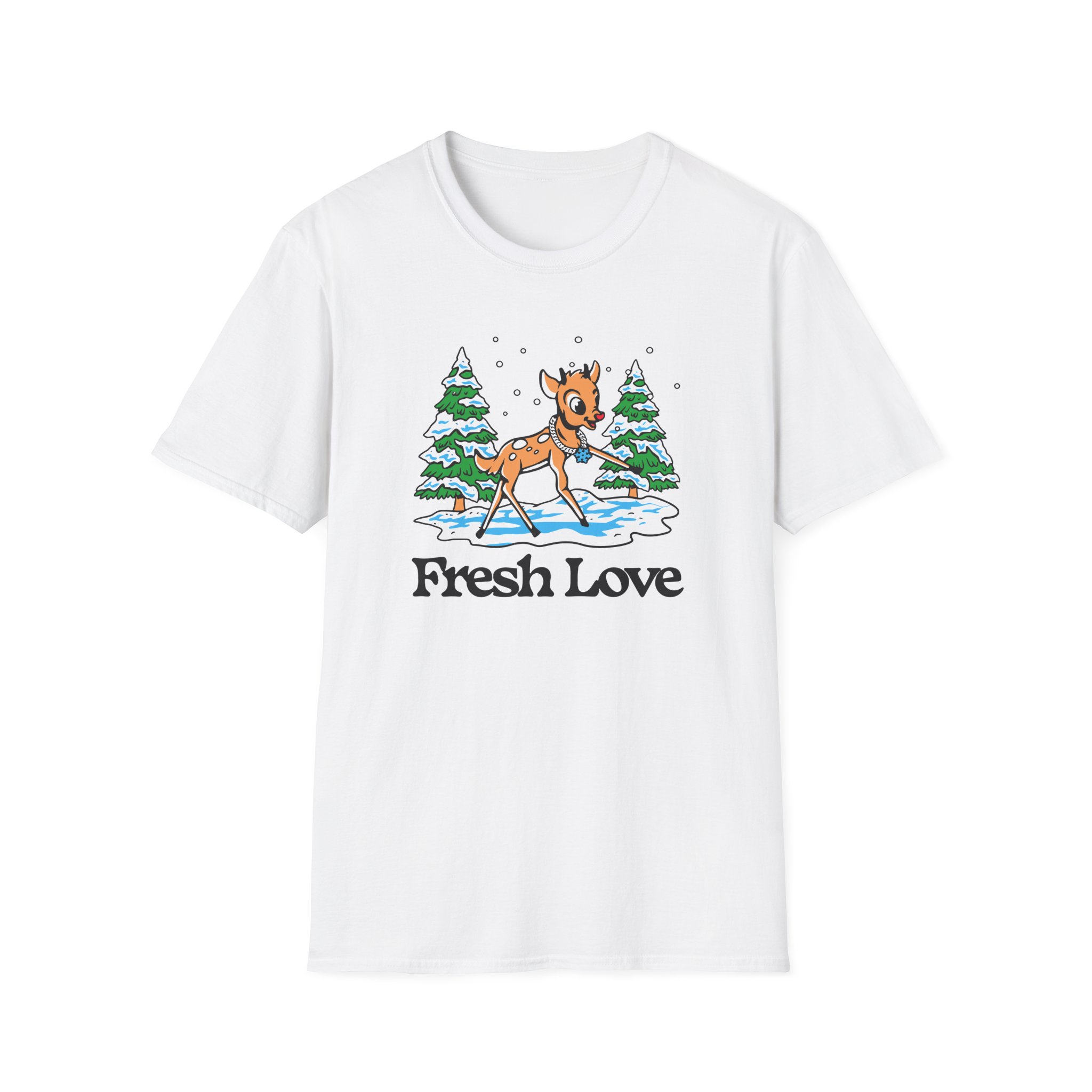 Fresh Love Snow Dough Unisex Softstyle T-Shirt