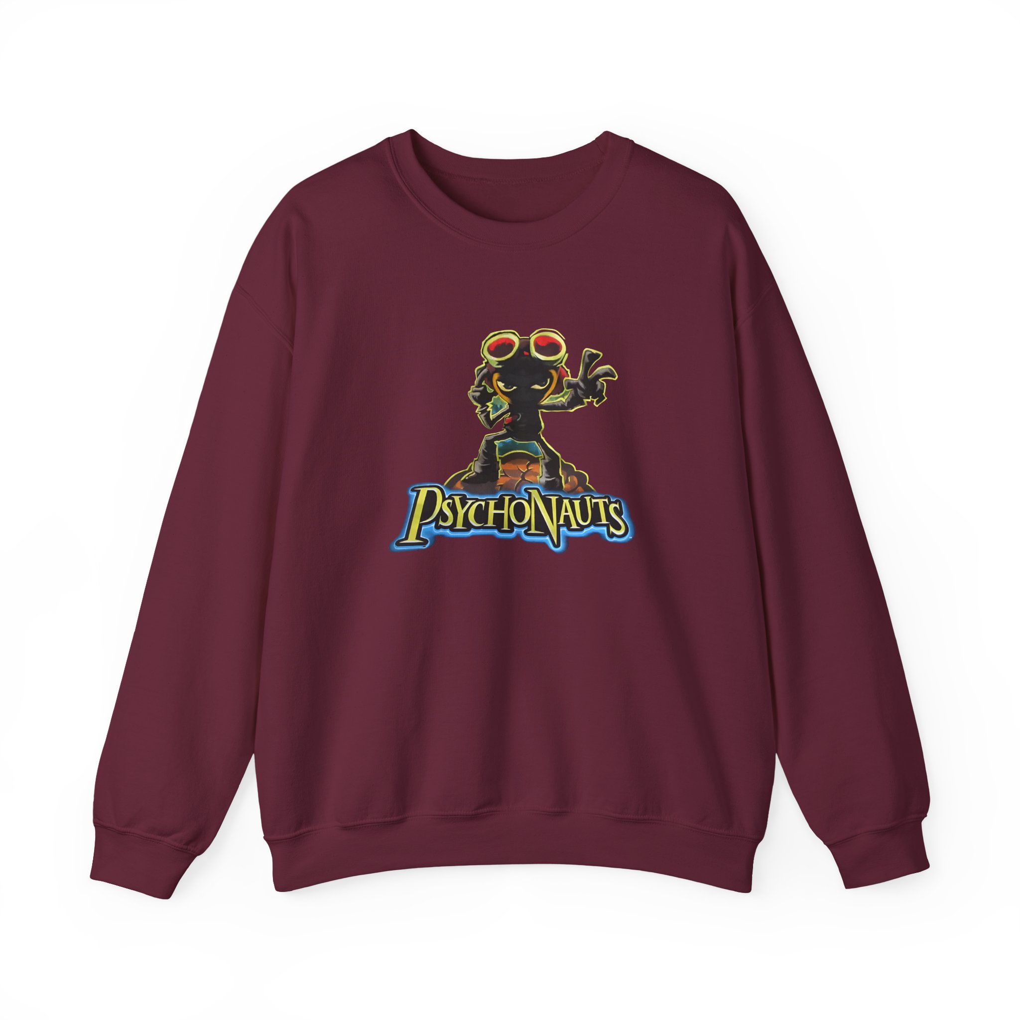 Double Fine Psychonauts Raz Unisex Heavy Blendâ„¢ Crewneck Sweatshirt