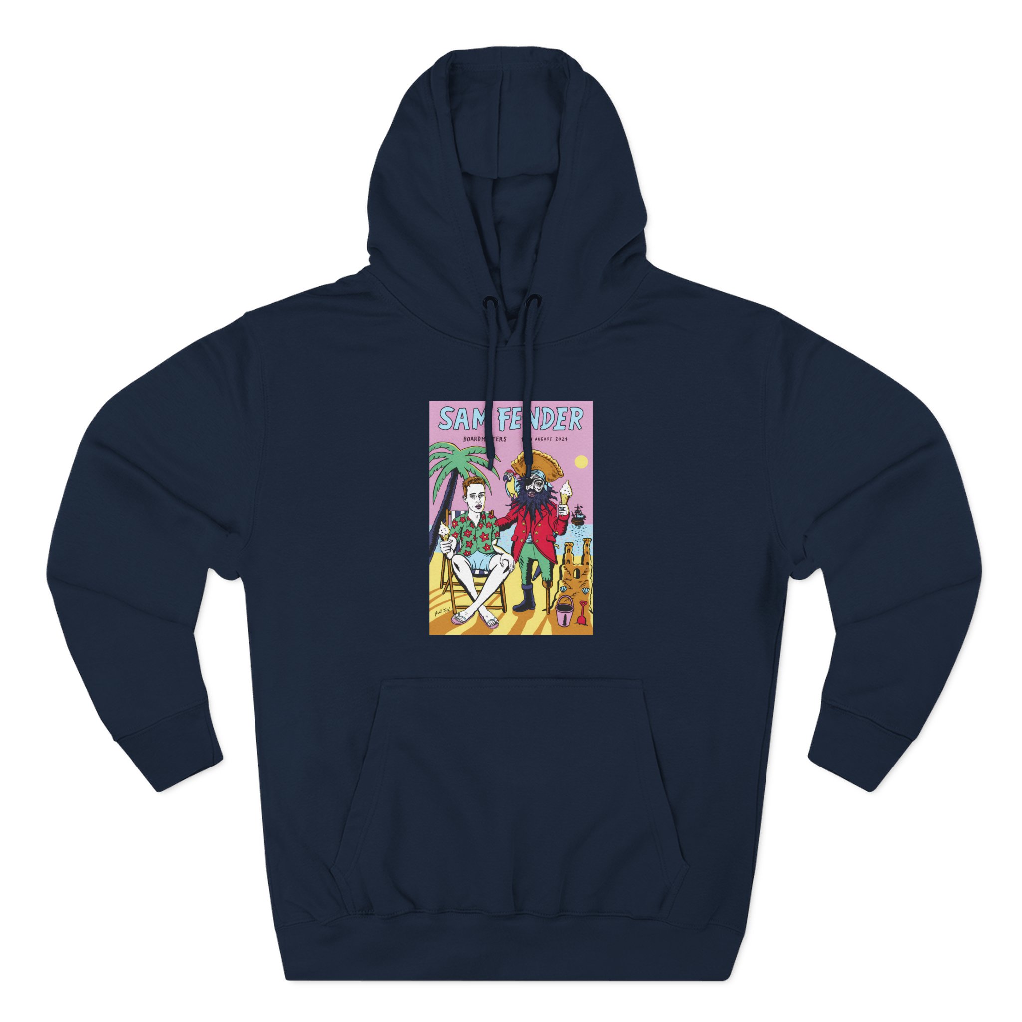Sam Fender Beach Pirate Three-Panel Fleece Hoodie
