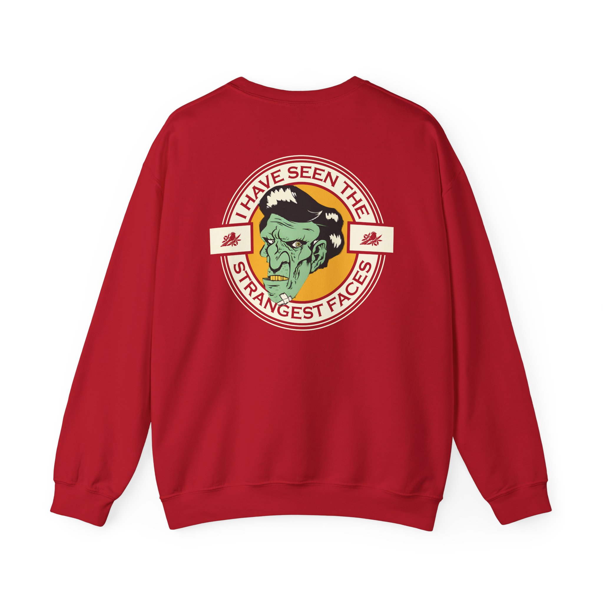Bayside Strangest Faces Unisex Heavy Blendâ„¢ Crewneck Sweatshirt