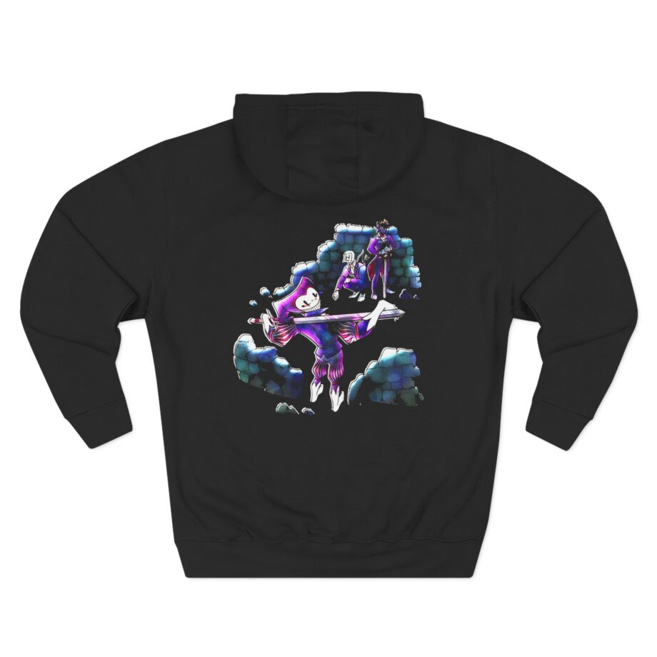 ClownPierce Fort Three-Panel Fleece Hoodie