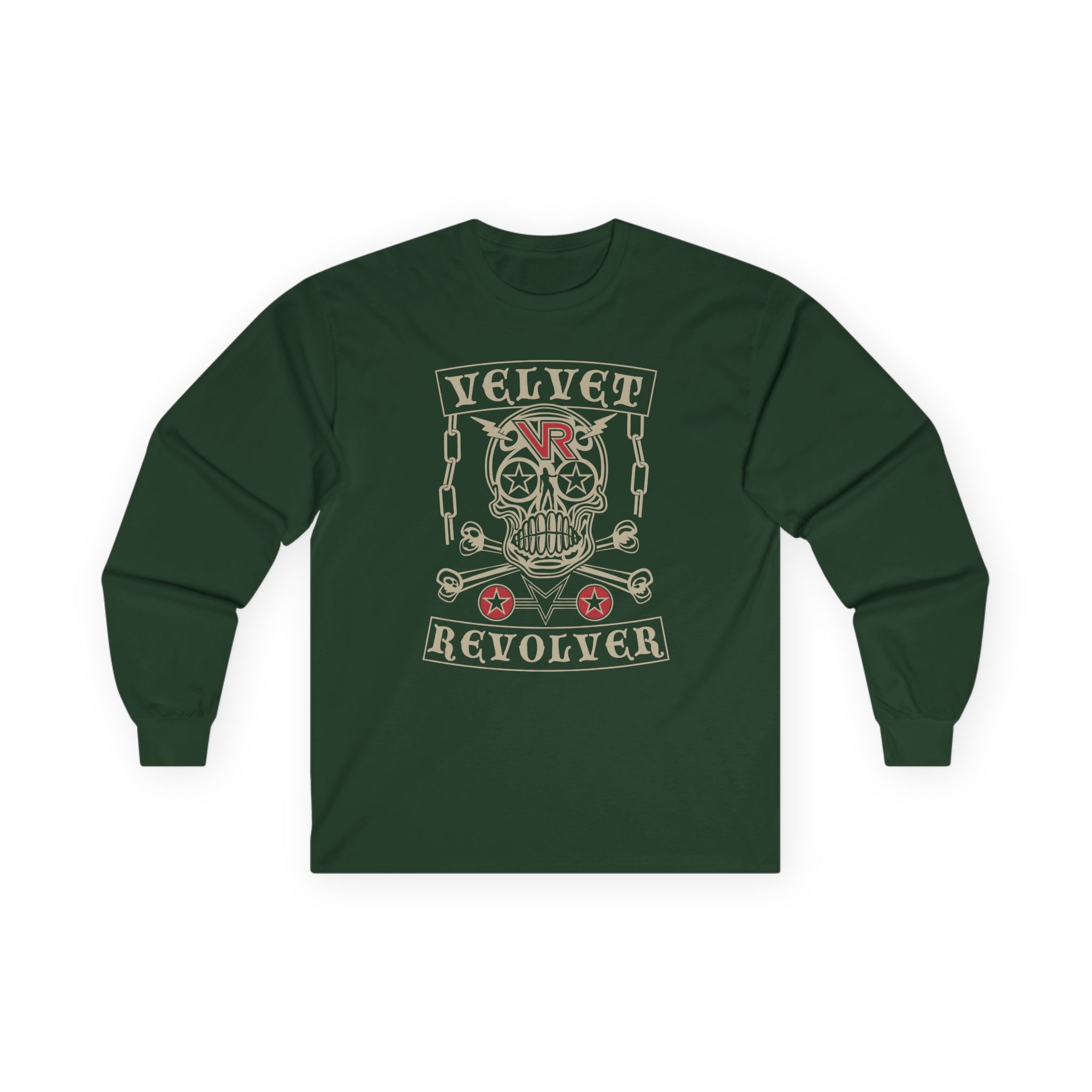 Velvet Revolver Velvet Skull Unisex Ultra Cotton Long Sleeve Tee