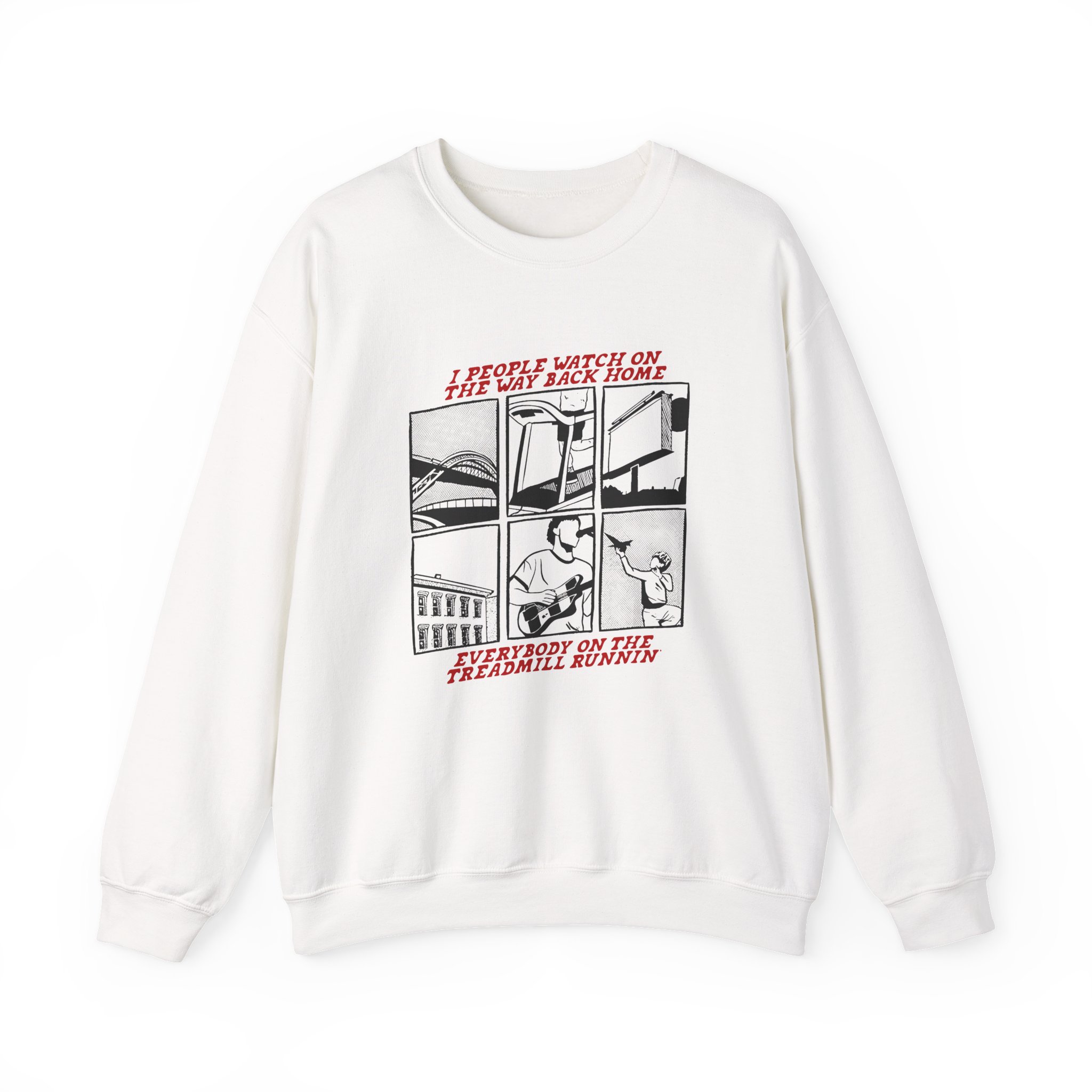 Sam Fender People Watching Unisex Heavy Blendâ„¢ Crewneck Sweatshirt
