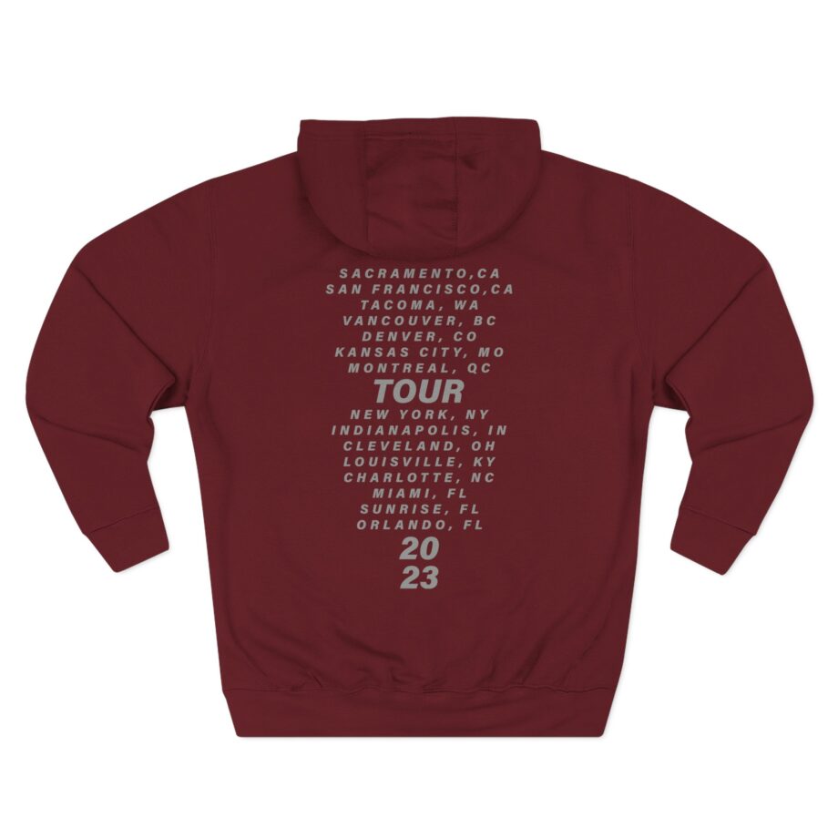 P!nk Trustfall Charcoal Three-Panel Fleece Hoodie