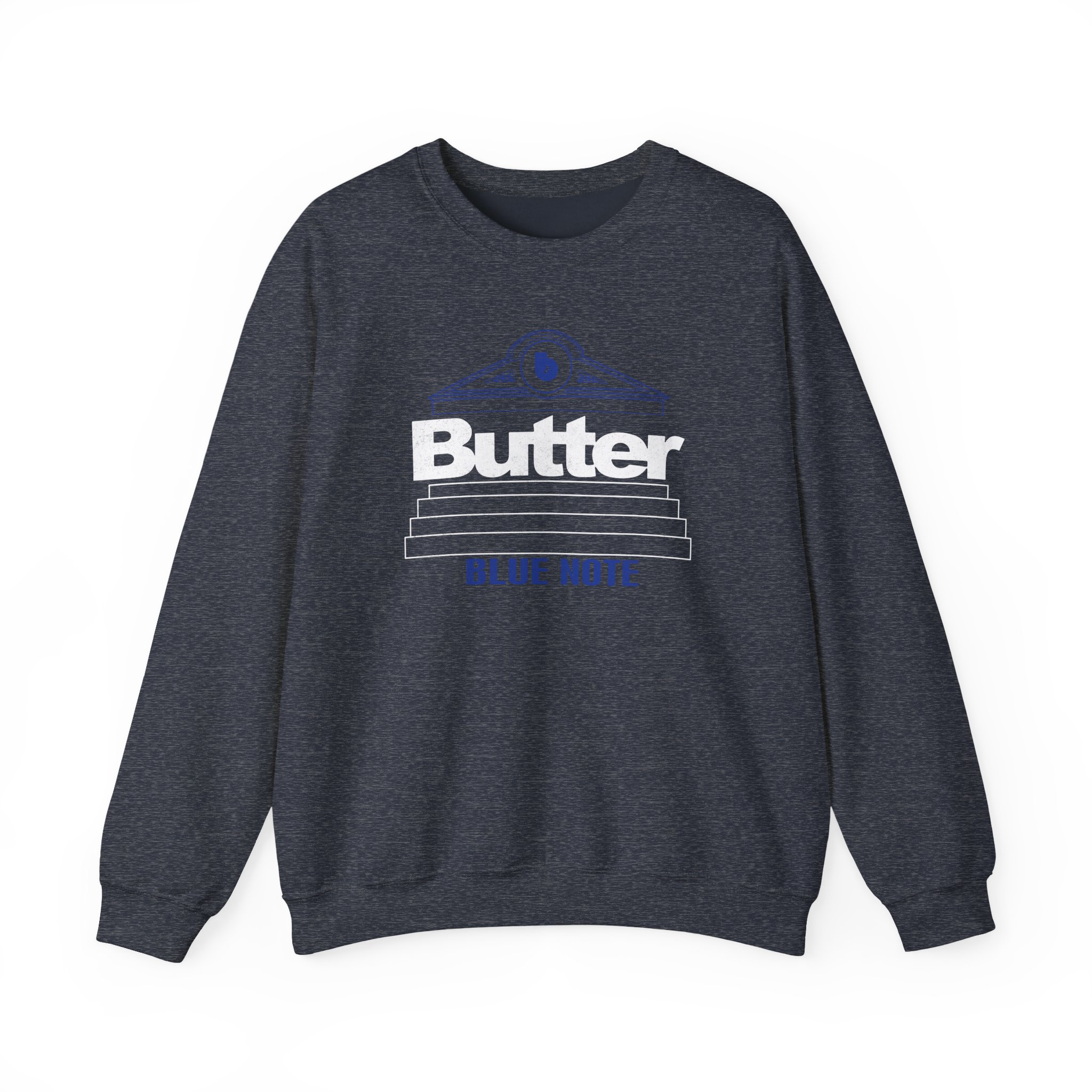 Blue Note X Butter Goods Jazz Messengers Unisex Heavy Blendâ„¢ Crewneck Sweatshirt