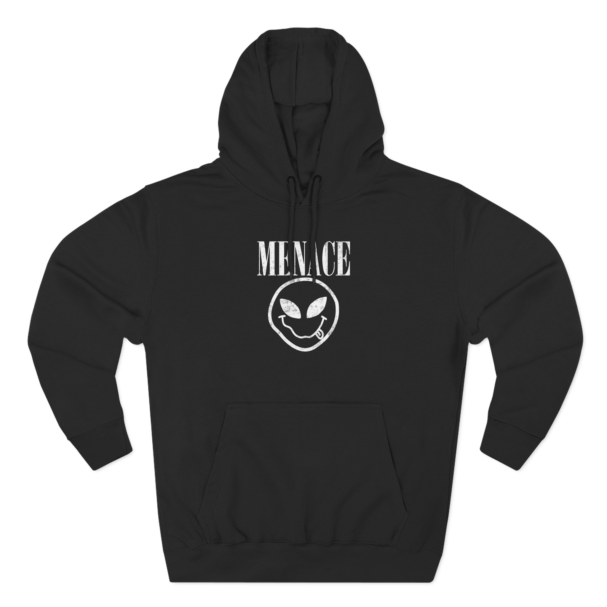 Kanel Joseph Smiley Menace Three-Panel Fleece Hoodie