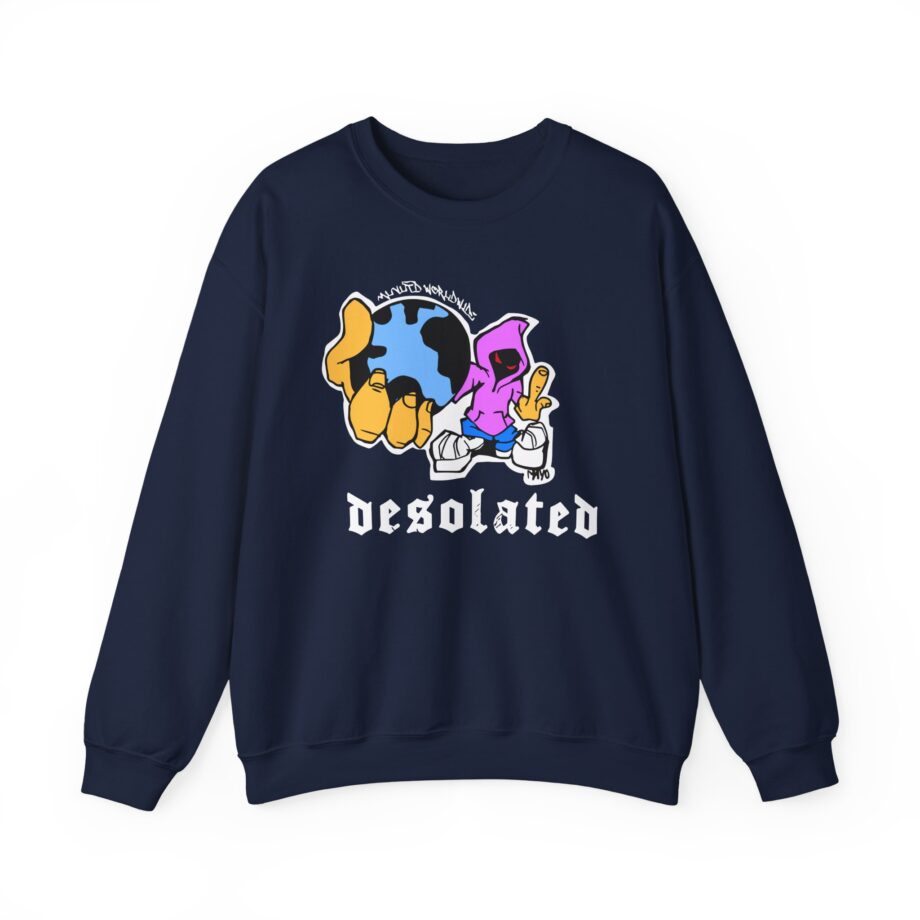Desolated Globe Unisex Heavy Blend™ Crewneck Sweatshirt