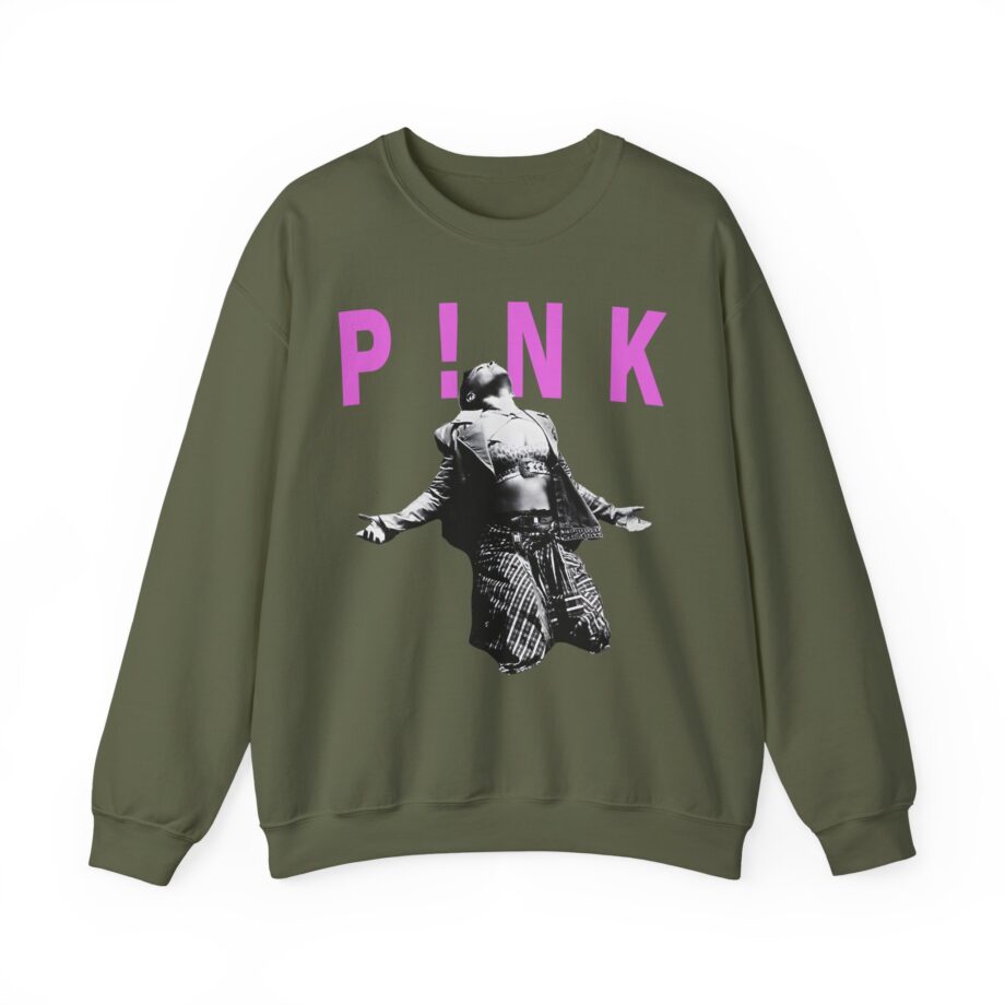 Pink Trustfall Praise Unisex Heavy Blend™ Crewneck Sweatshirt