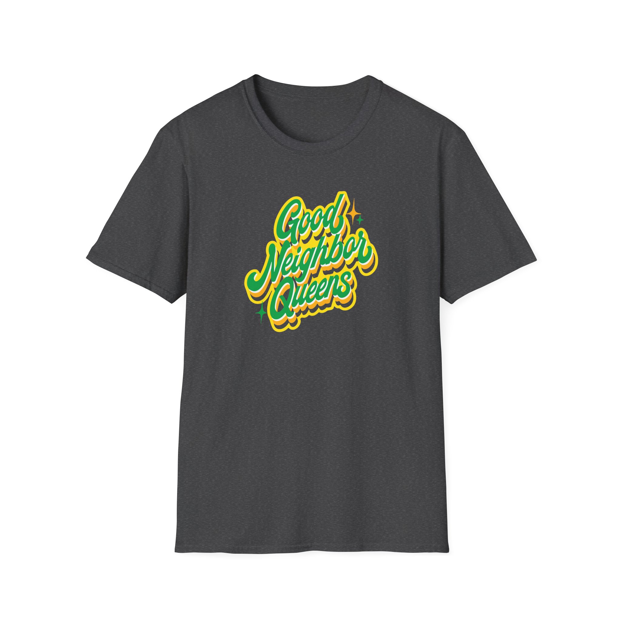 Good Neighbours Queens Unisex Softstyle T-Shirt