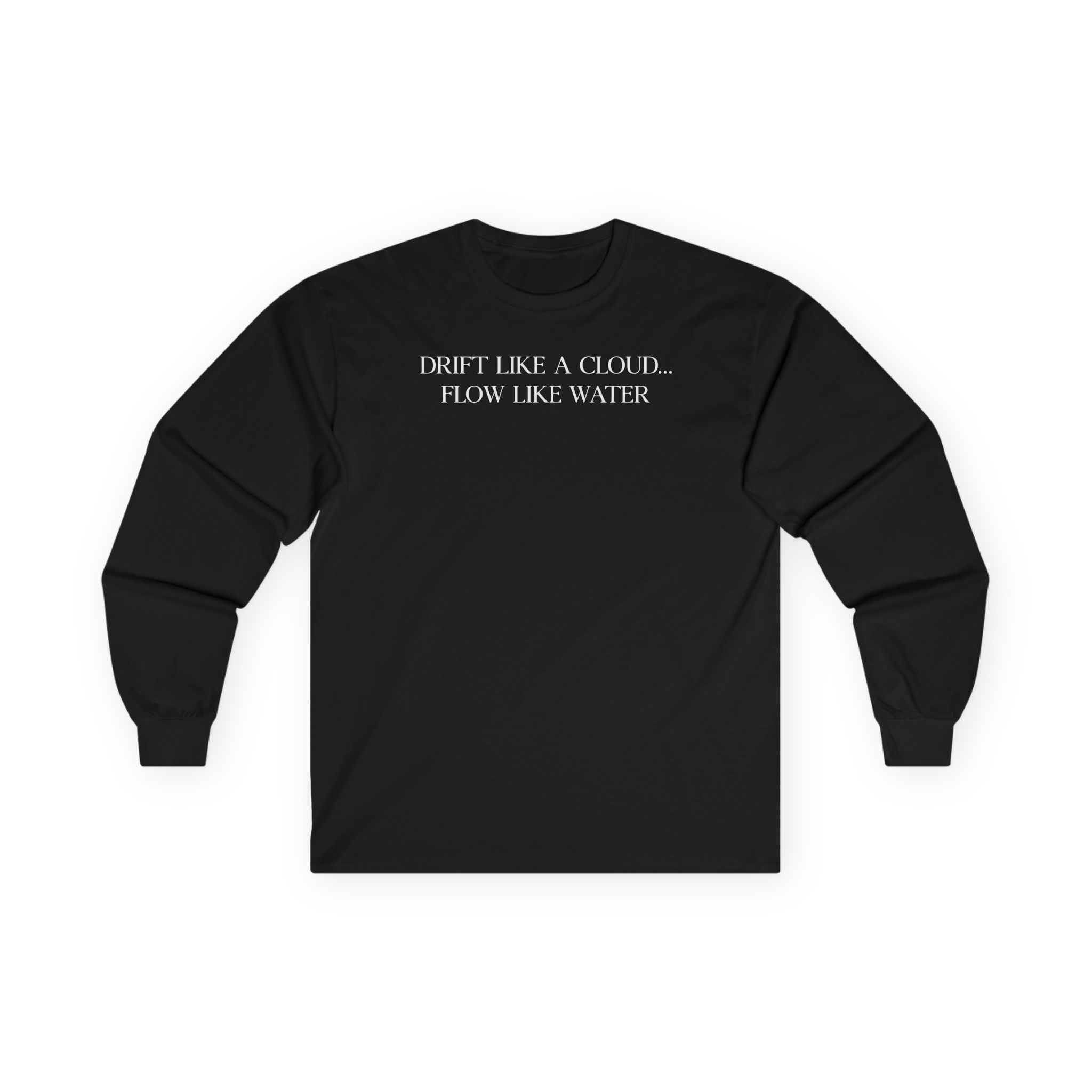 Inzo Drift Like a Cloud, Flow Like Water Unisex Ultra Cotton Long Sleeve Tee
