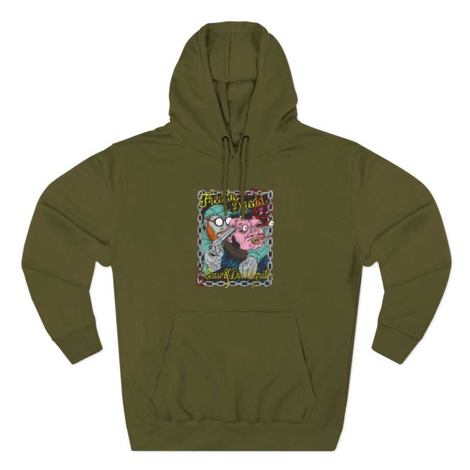 Freddie Dredd Piggy Three-Panel Fleece Hoodie