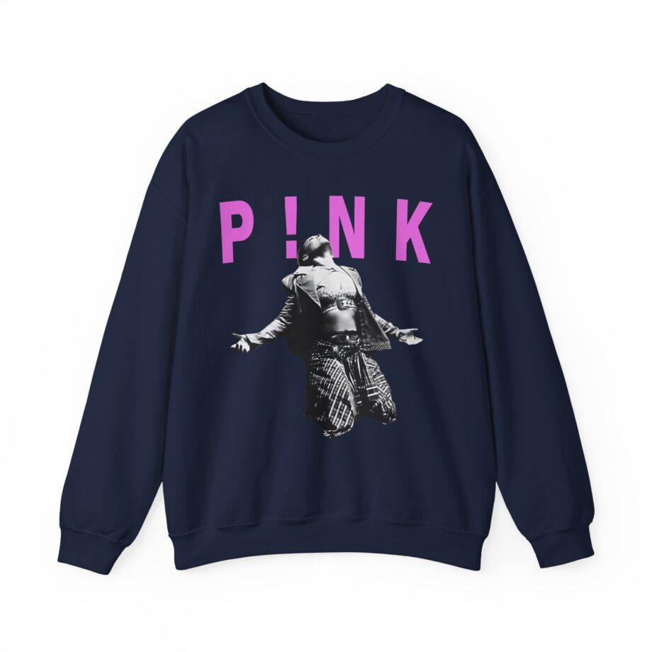 Pink Trustfall Praise Unisex Heavy Blend™ Crewneck Sweatshirt