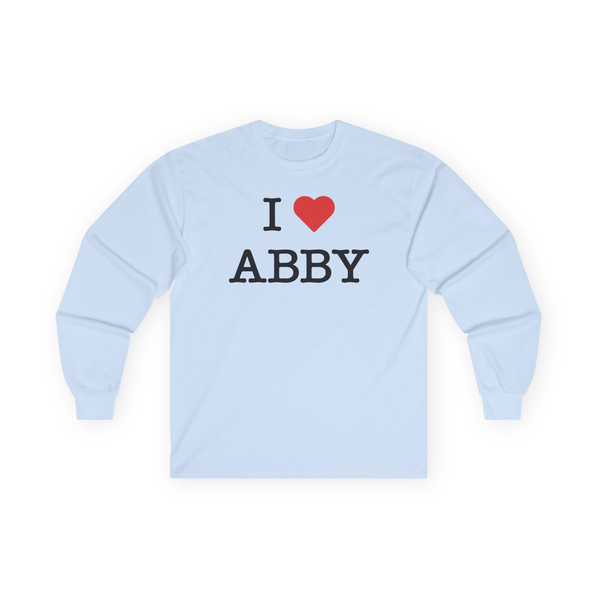 Jon Marianek I Love Abby Unisex Ultra Cotton Long Sleeve Tee