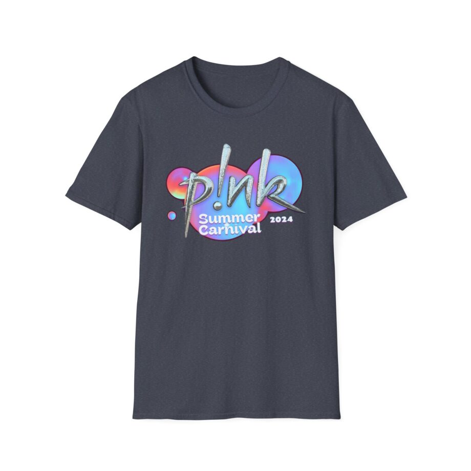 P!nk Split Tie Dye Unisex Softstyle T-Shirt