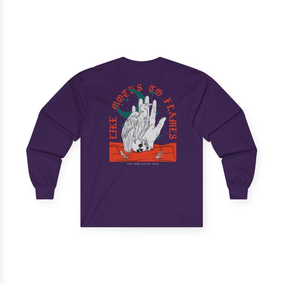 Like Moths to Flames the Dark Divine Tour Unisex Ultra Cotton Long Sleeve Tee