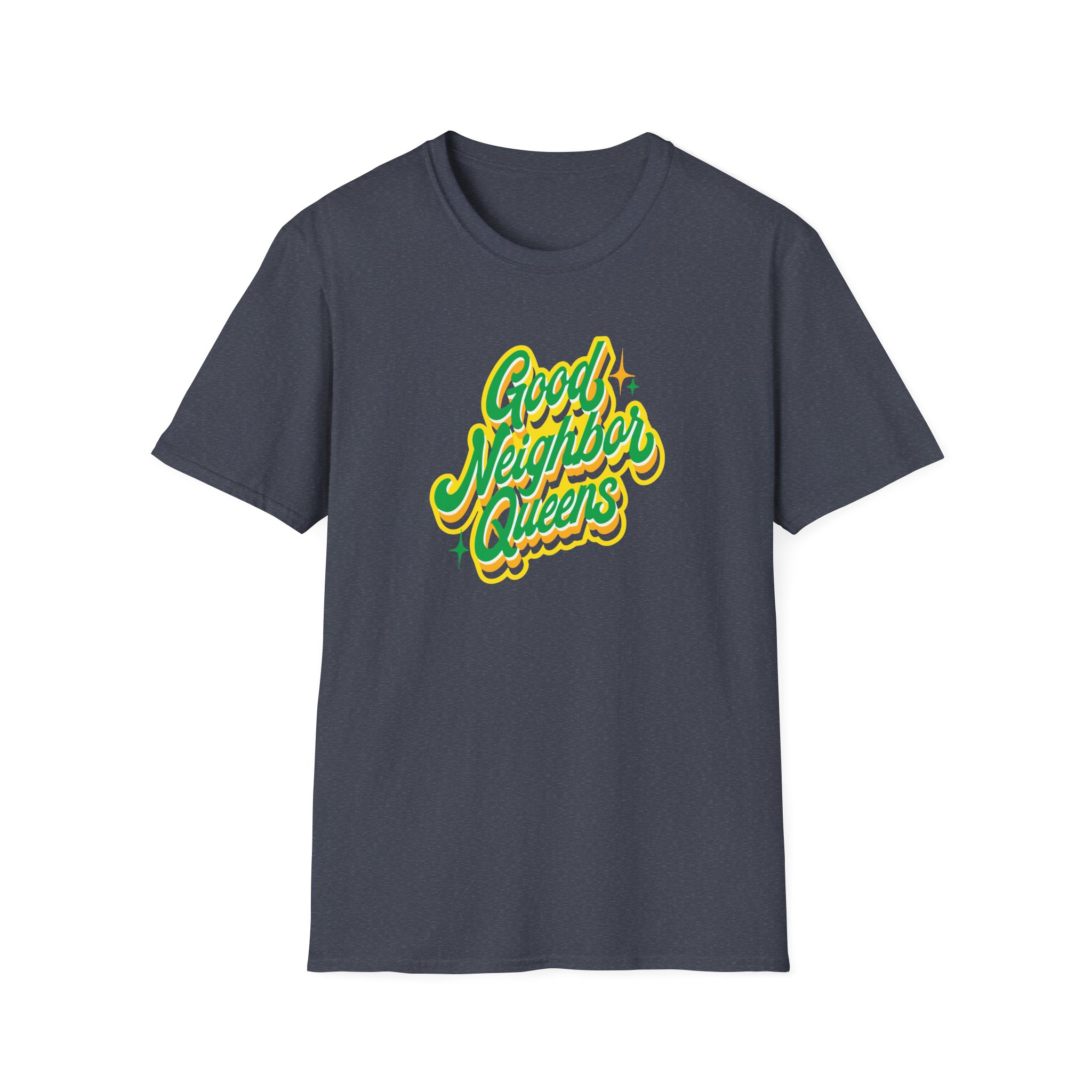 Good Neighbours Queens Unisex Softstyle T-Shirt