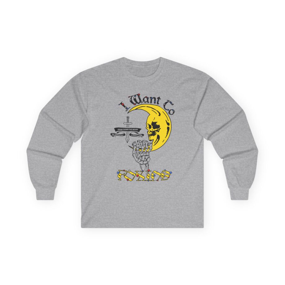 Foxing Draw Down Unisex Ultra Cotton Long Sleeve Tee
