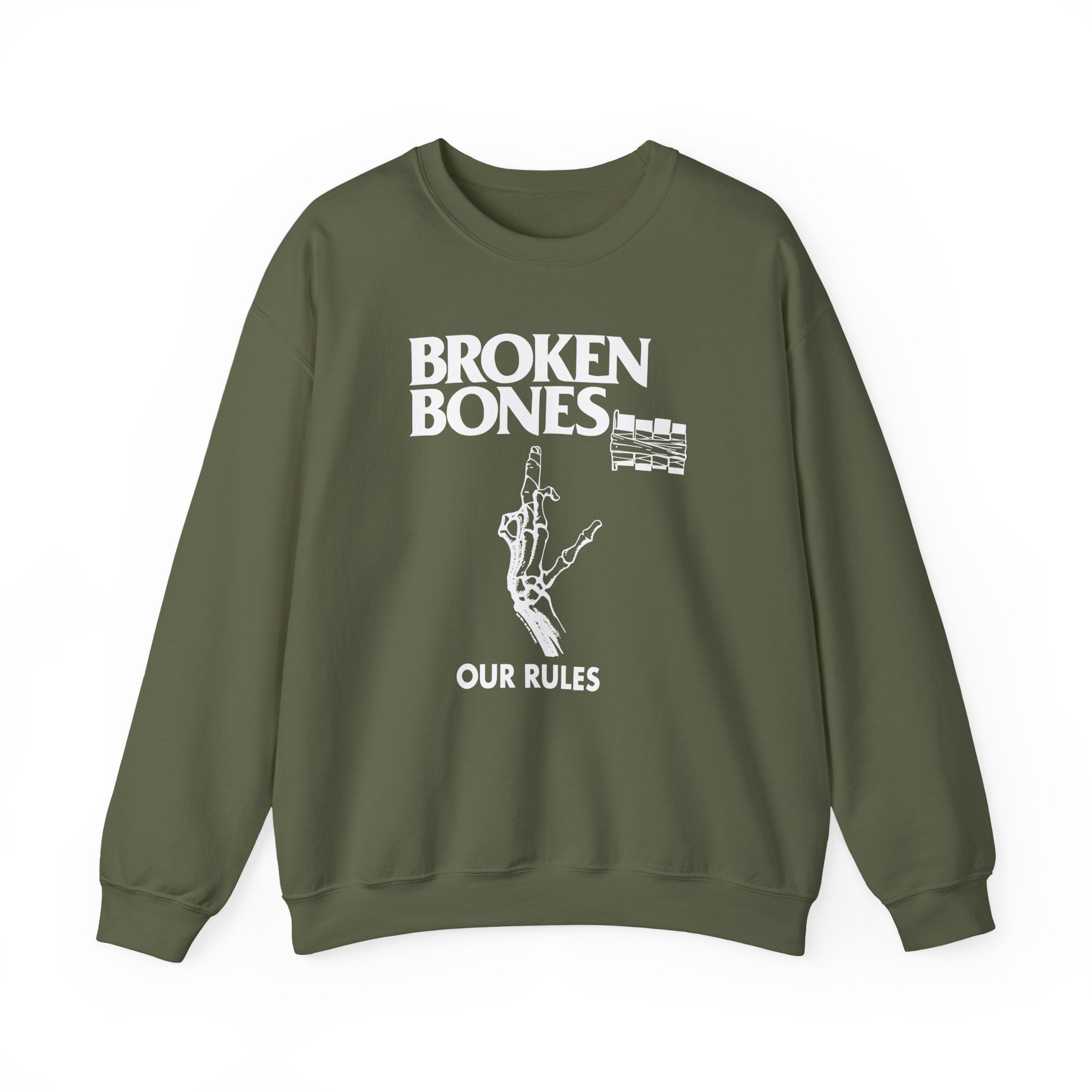 Broken Bones The Henry Unisex Heavy Blend Crewneck Sweatshirt