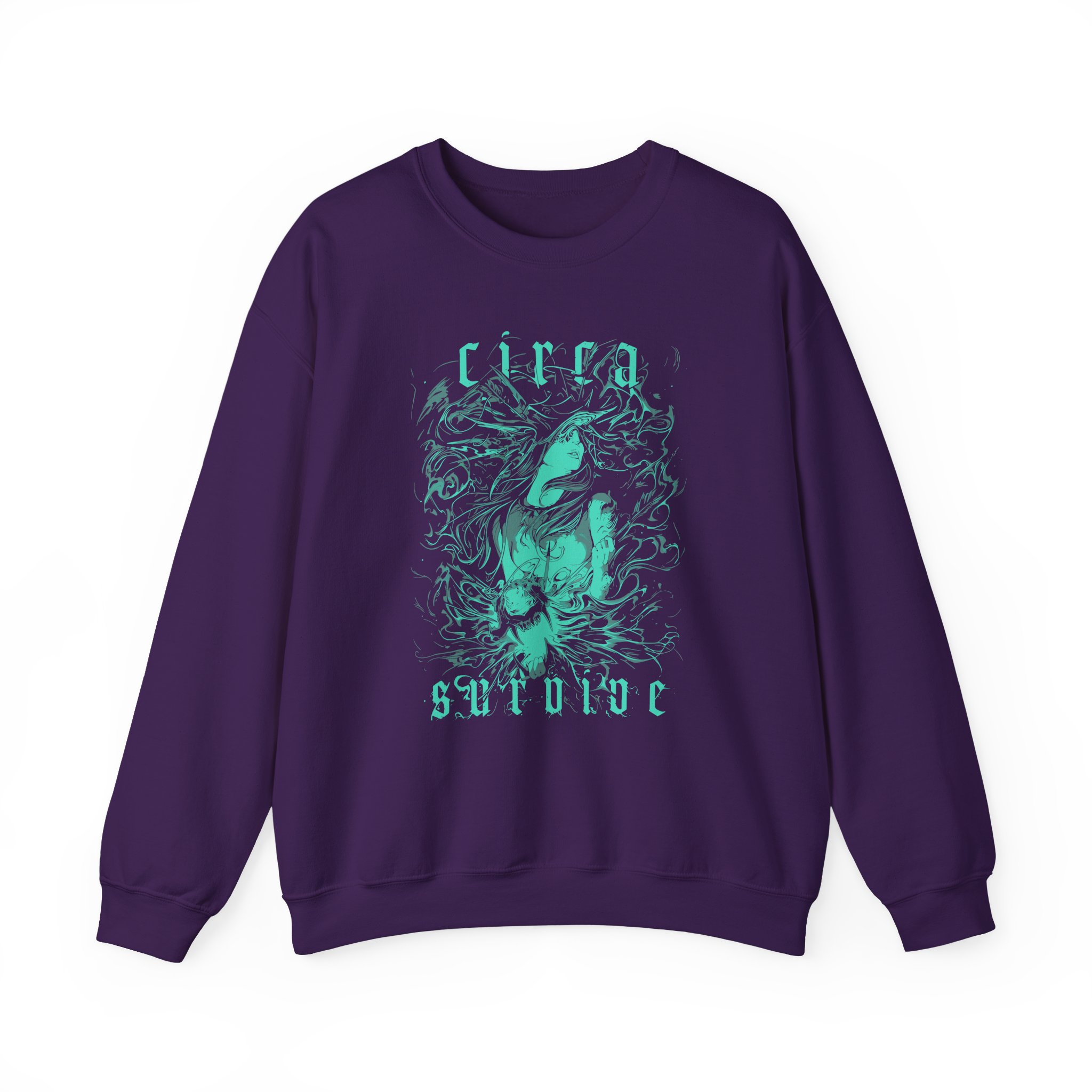 Circa Survive Illustration Unisex Heavy Blendâ„¢ Crewneck Sweatshirt