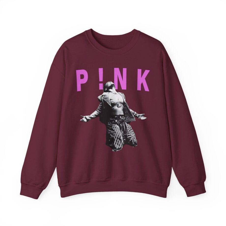 Pink Trustfall Praise Unisex Heavy Blend™ Crewneck Sweatshirt