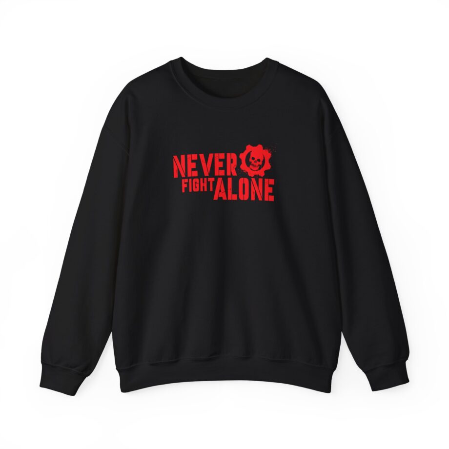 Gears of War Never Fight Alone Unisex Heavy Blend™ Crewneck Sweatshirt