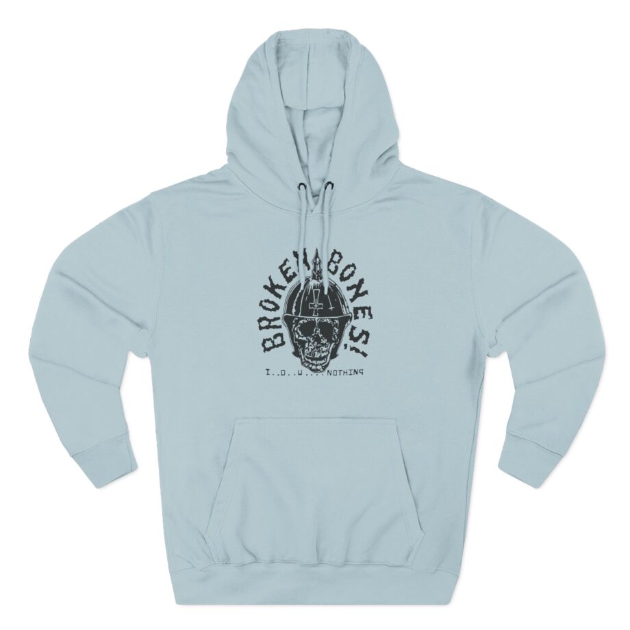 Broken Bones IOU Nothing Three-Panel Fleece Hoodie