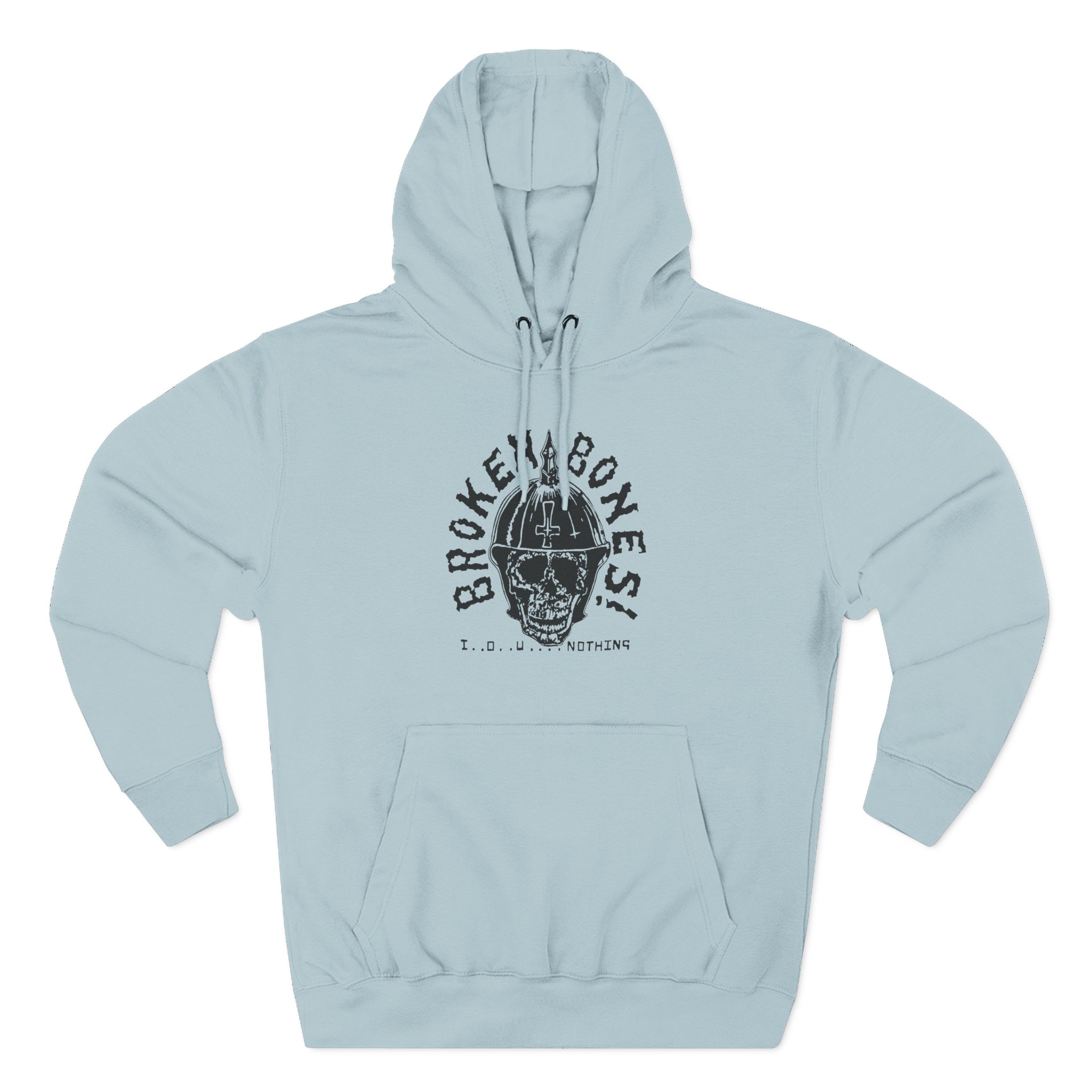Broken Bones IOU Nothing Three-Panel Fleece Hoodie