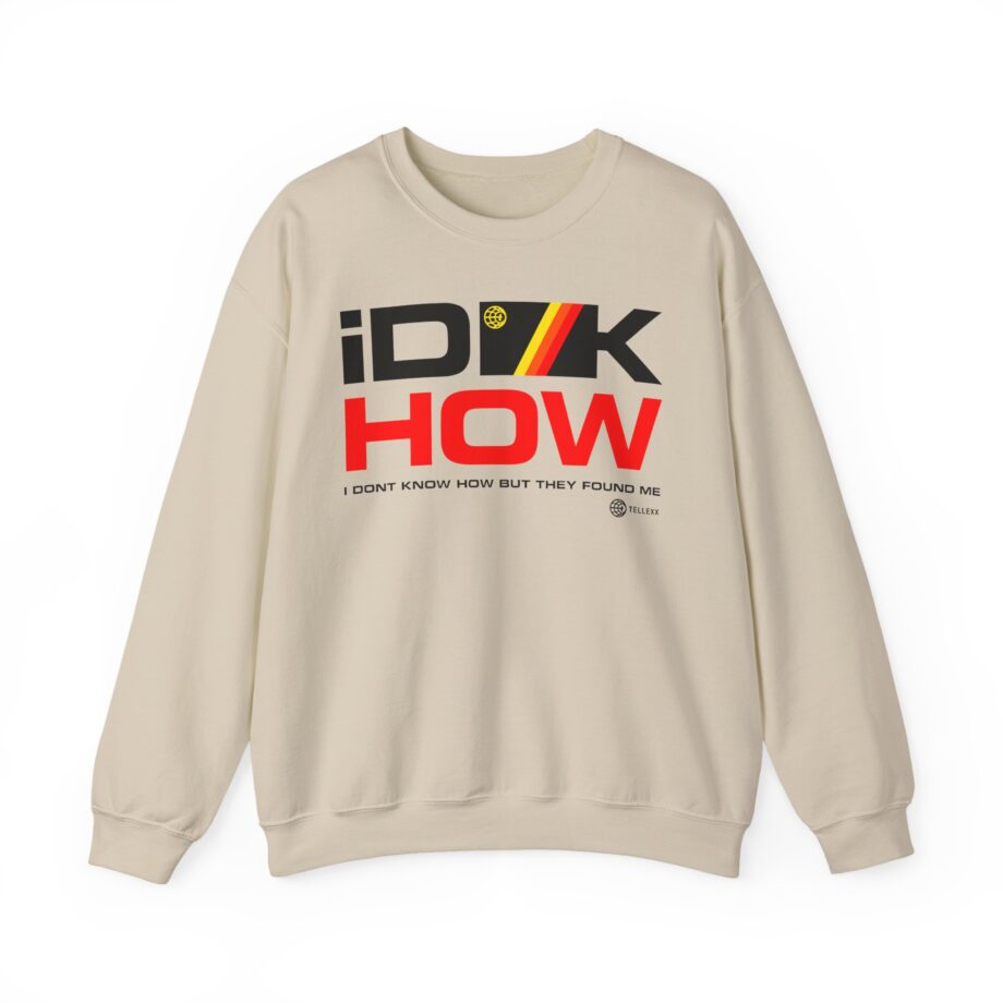 iDKHOW Striped Box Gold Unisex Heavy Blend™ Crewneck Sweatshirt