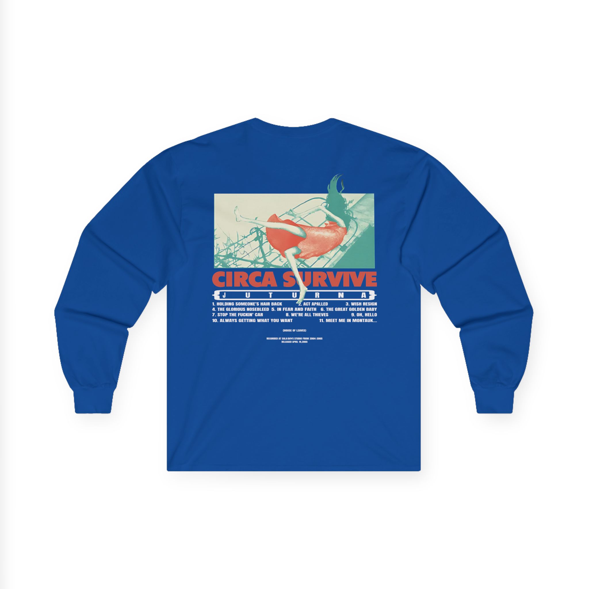 Circa Survive Juturna Tracklist Unisex Ultra Cotton Long Sleeve Tee