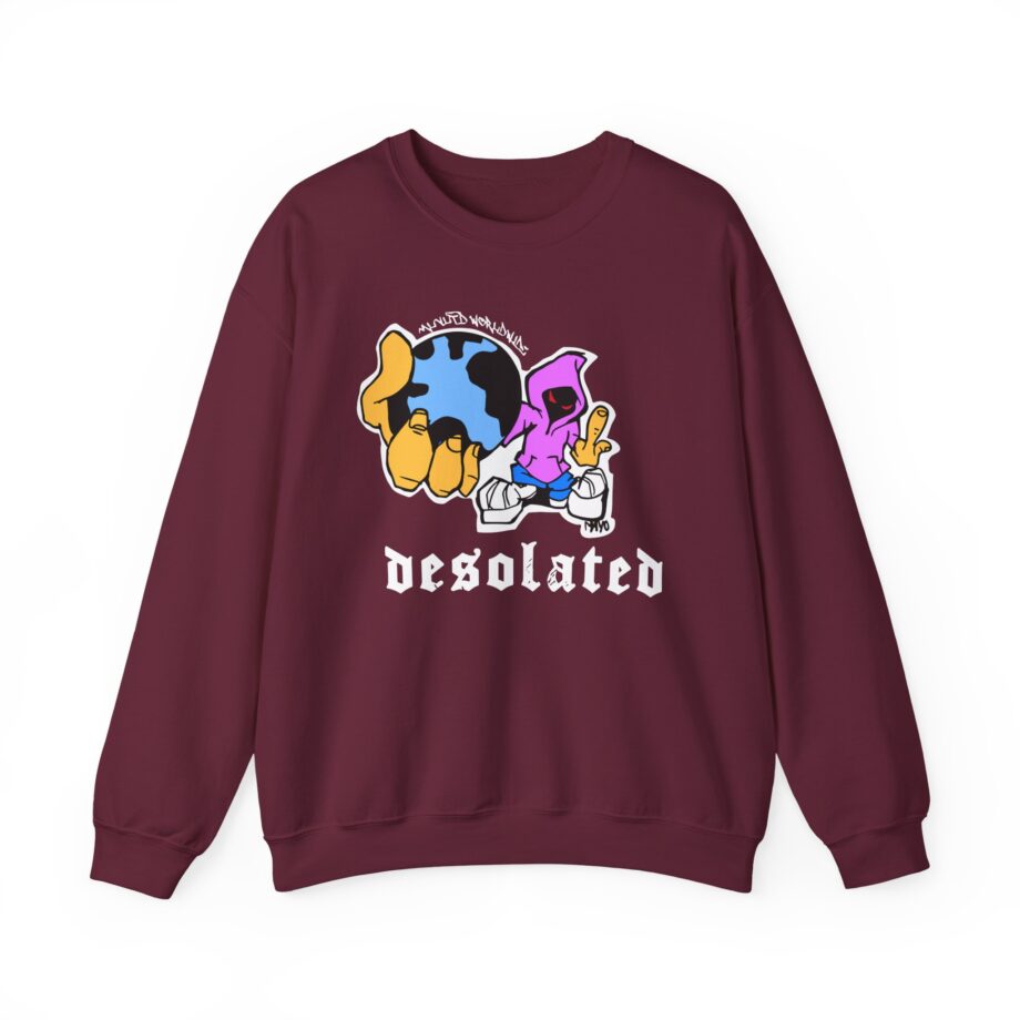Desolated Globe Unisex Heavy Blend™ Crewneck Sweatshirt