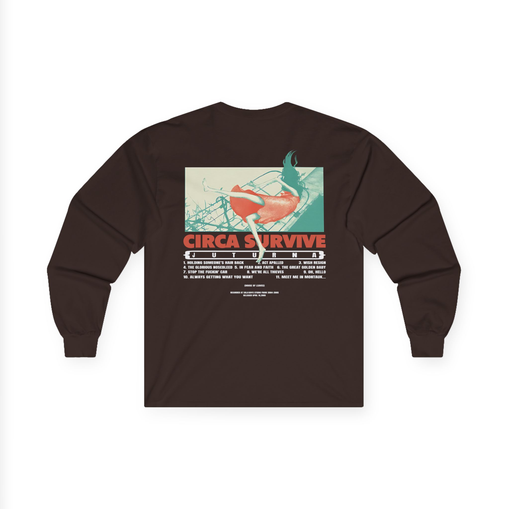 Circa Survive Juturna Tracklist Unisex Ultra Cotton Long Sleeve Tee