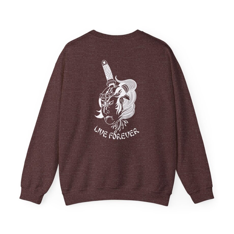 Born From Pain Live Forever Unisex Heavy Blend™ Crewneck Sweatshirt