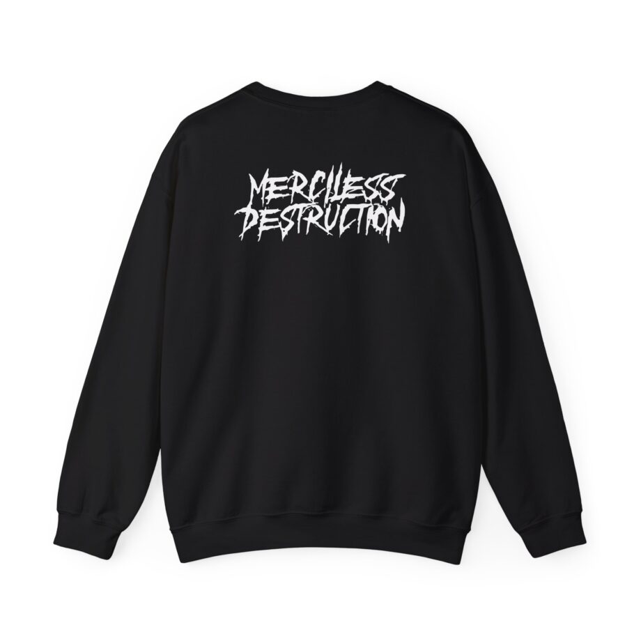 Get the Shot Merciless Destruction Unisex Heavy Blend™ Crewneck Sweatshirt