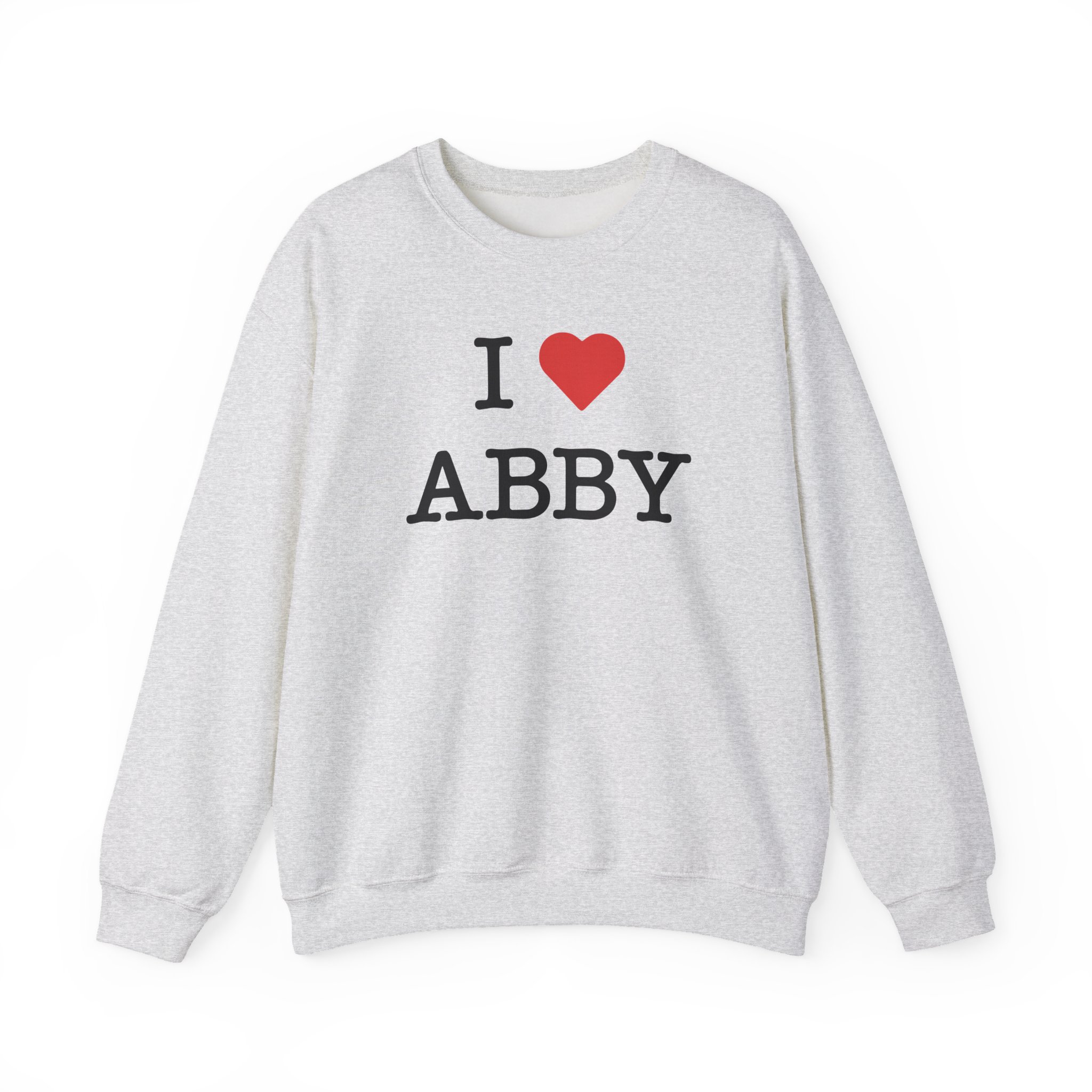 Jon Marianek I Love Abby Unisex Heavy Blendâ„¢ Crewneck Sweatshirt