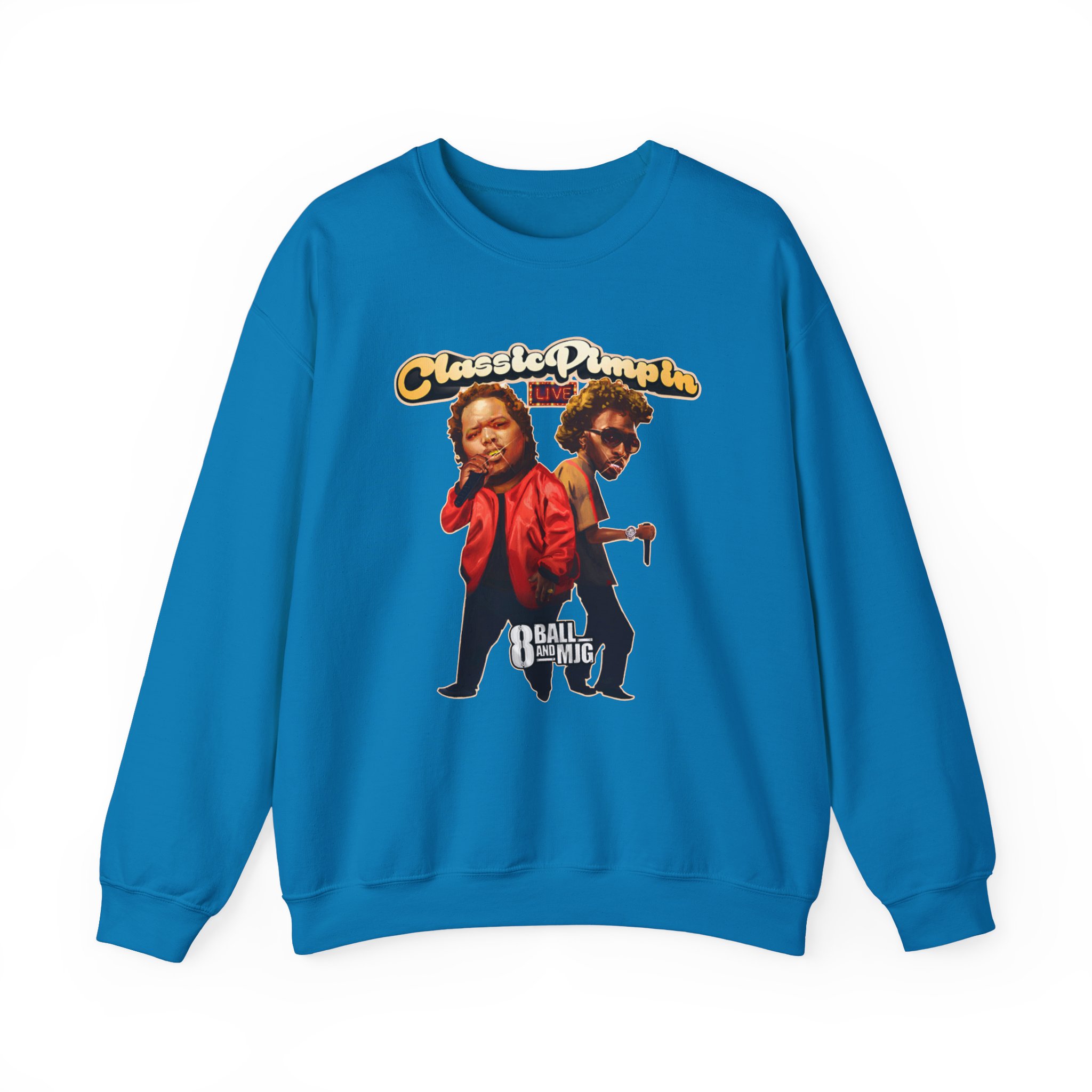 8ball Mjg Classic Pimpin Unisex Heavy Blendâ„¢ Crewneck Sweatshirt