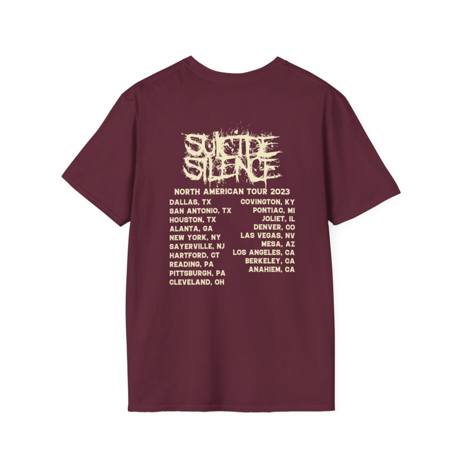 Suicide Silence Rymd Cover Tour 2023 Unisex Softstyle T-Shirt