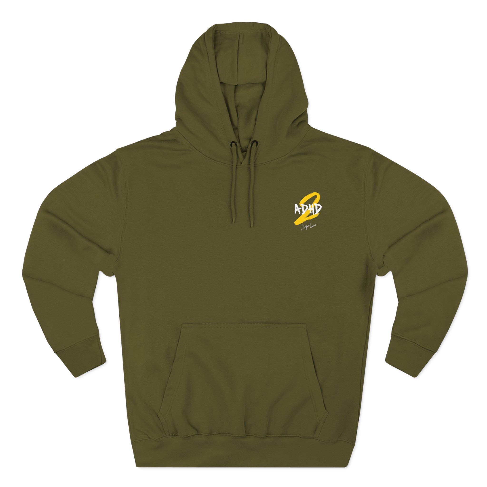 Joyner Lucas Adhd2 Logo Three-Panel Fleece Hoodie