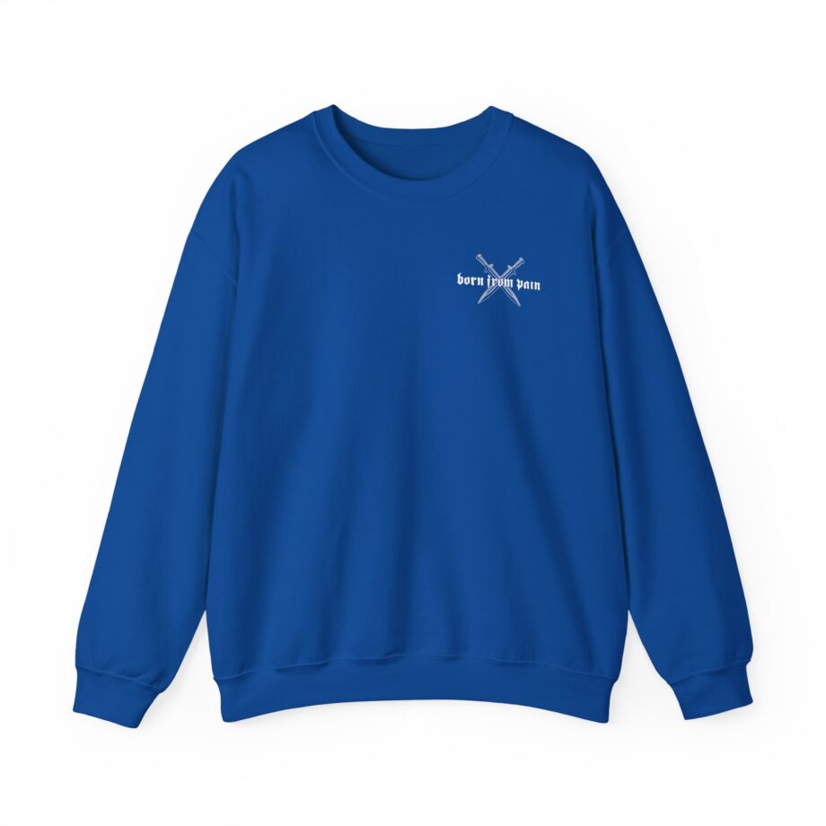 Born From Pain Live Forever Unisex Heavy Blend™ Crewneck Sweatshirt