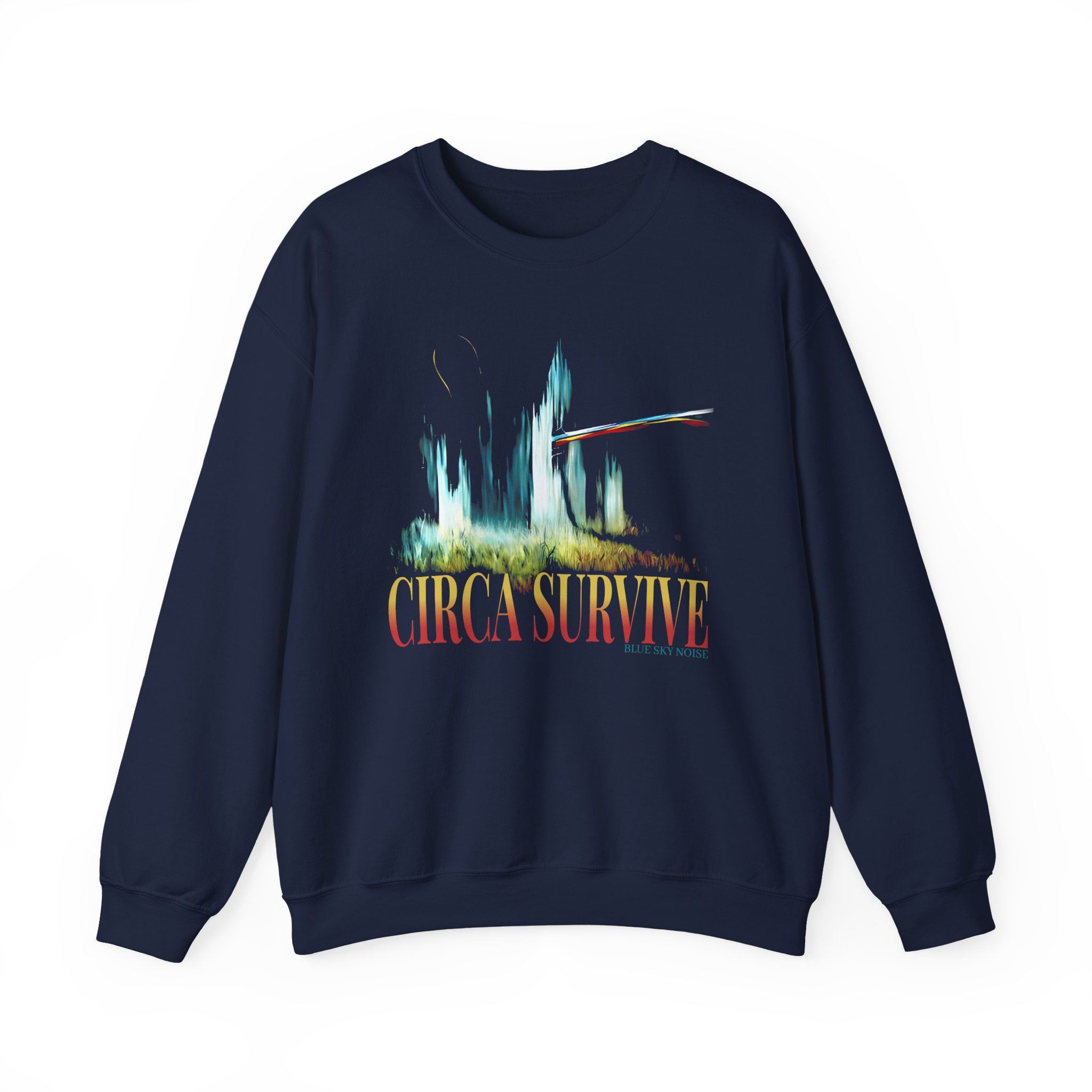 Circa Survive Obscured Unisex Heavy Blendâ„¢ Crewneck Sweatshirt
